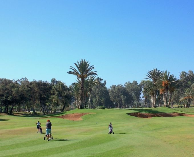 Golf course near Tamraght during Surf Golf Yoga Retreat Morocco